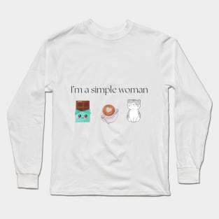 Simple woman Long Sleeve T-Shirt